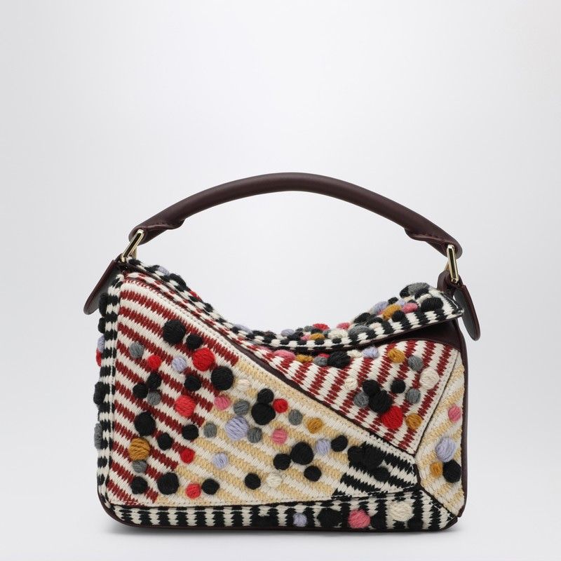 LOEWE Mini 3D Effect Polka Dot Handbag