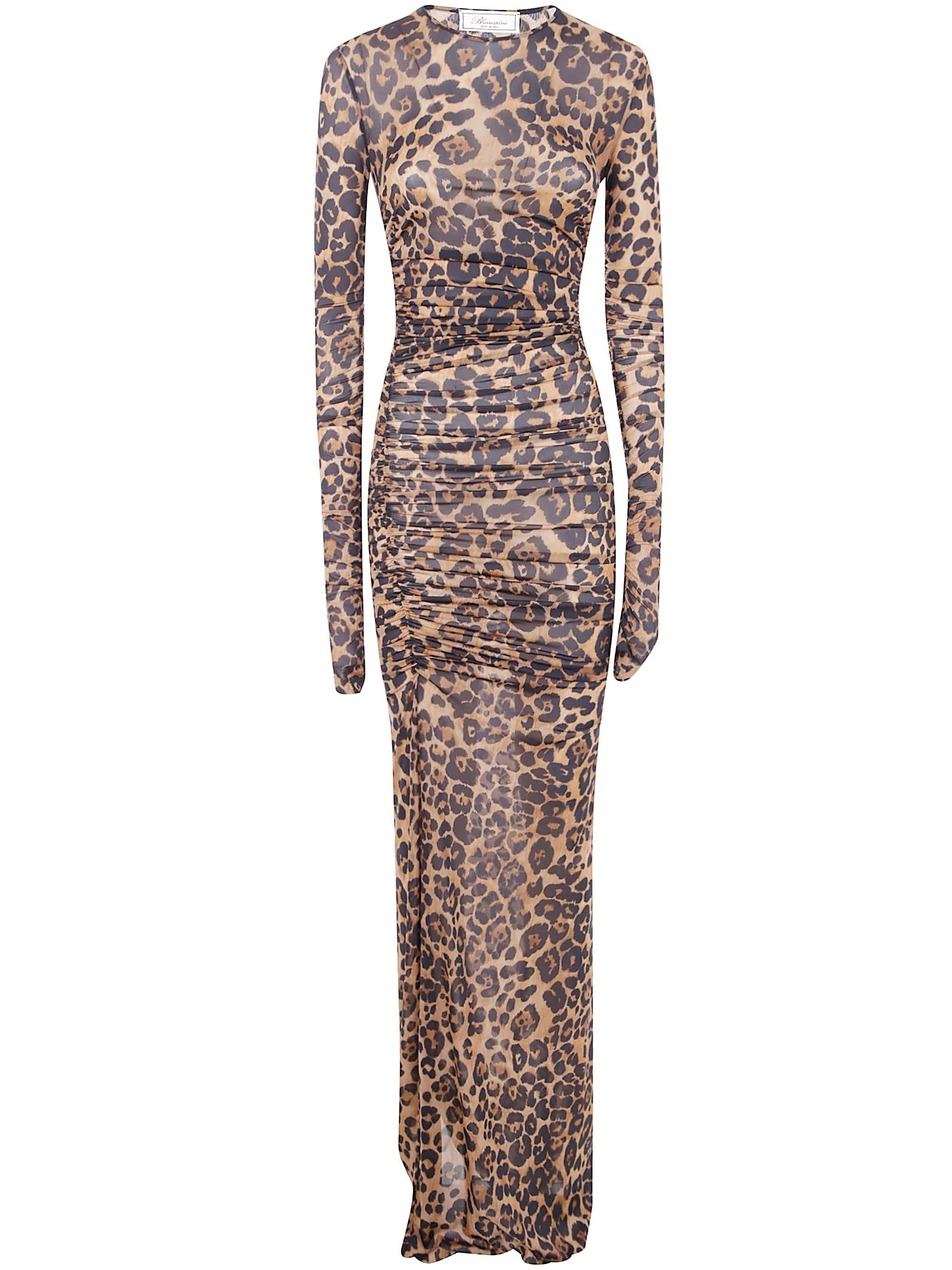 BLUMARINE Elegant Print Mini T-Shirt Dress for Women