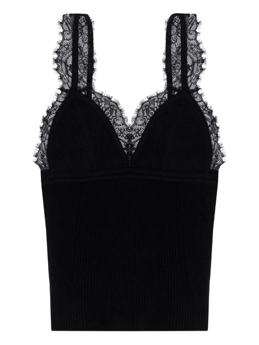 BLUMARINE Elegant Lace Tank Top