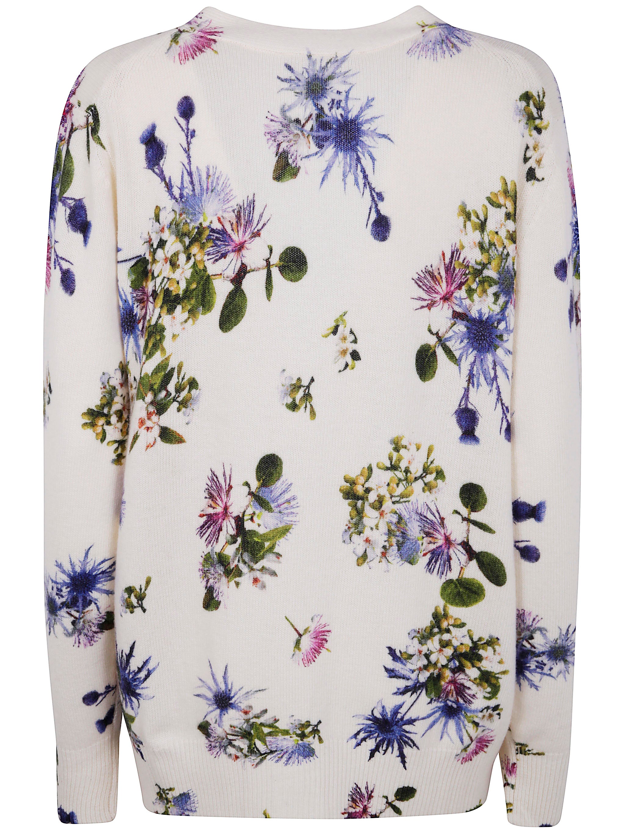 BLUMARINE Printed Cardigan Knit Sweater for Women