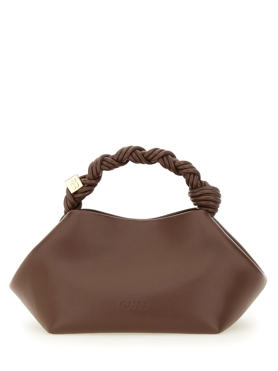 GANNI Mini Pouch Handbag with Logo Detail