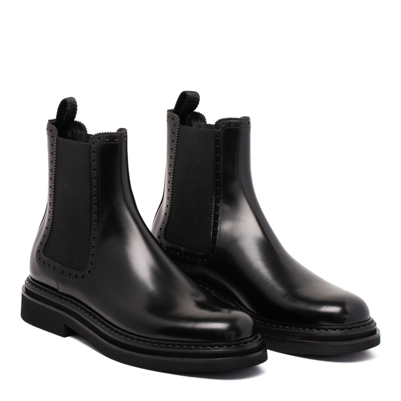 DOLCE & GABBANA Luxurious Leather Ankle Boots