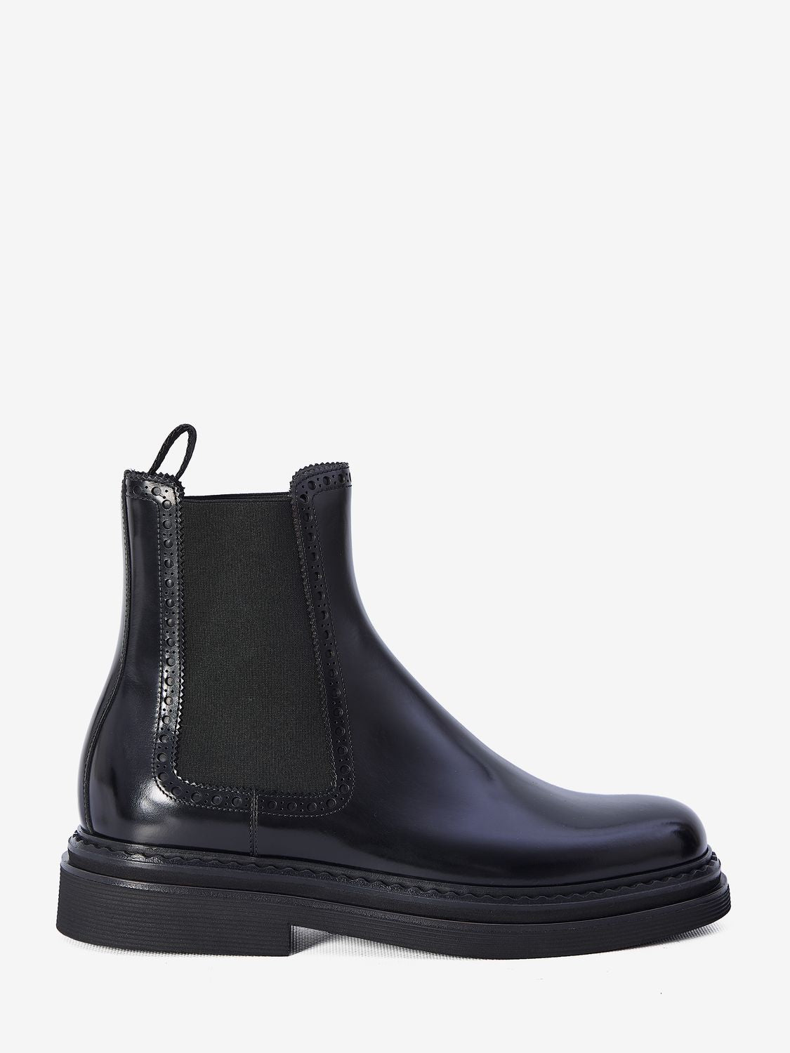 DOLCE & GABBANA Leather Ankle Boot for Men