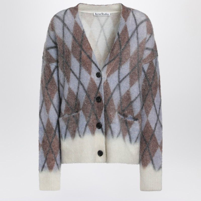 ACNE STUDIOS Brushed Mohair Wool Blend Cardigan