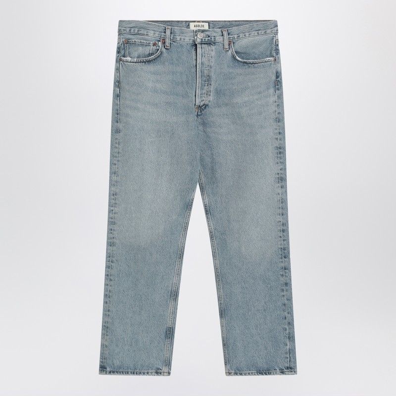 AGOLDE Light Blue Regenerative Denim Jeans for Men