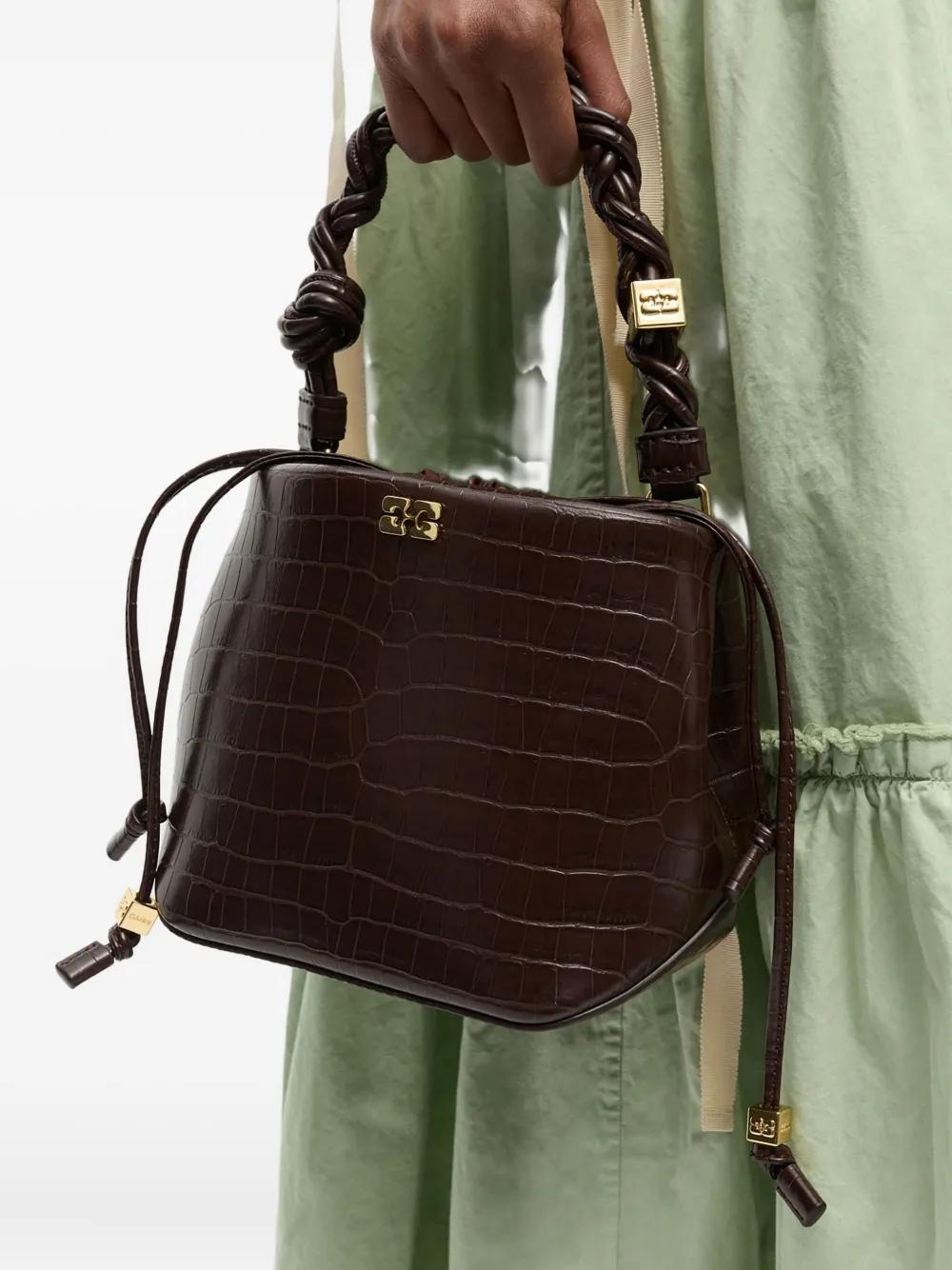 GANNI Bou Bucket Handbag - Women's Crossbody Style