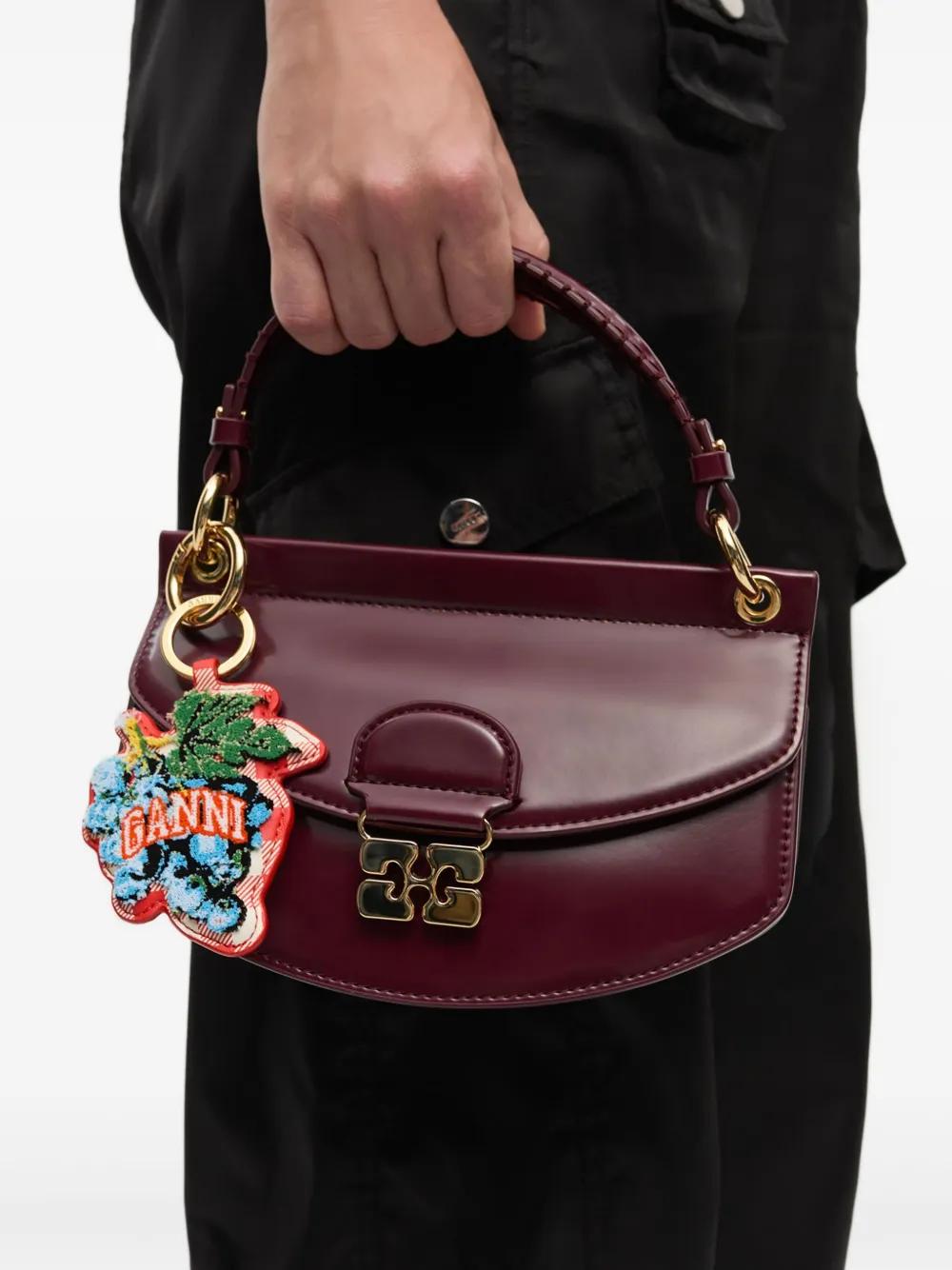 GANNI Logo Mini Keyring for Women