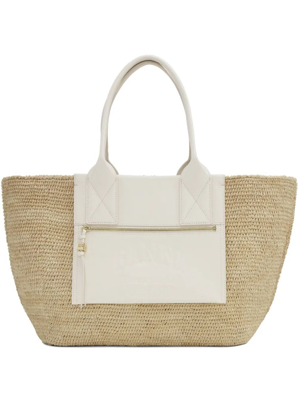 GANNI Raffia Shopper Bag - Mini Size