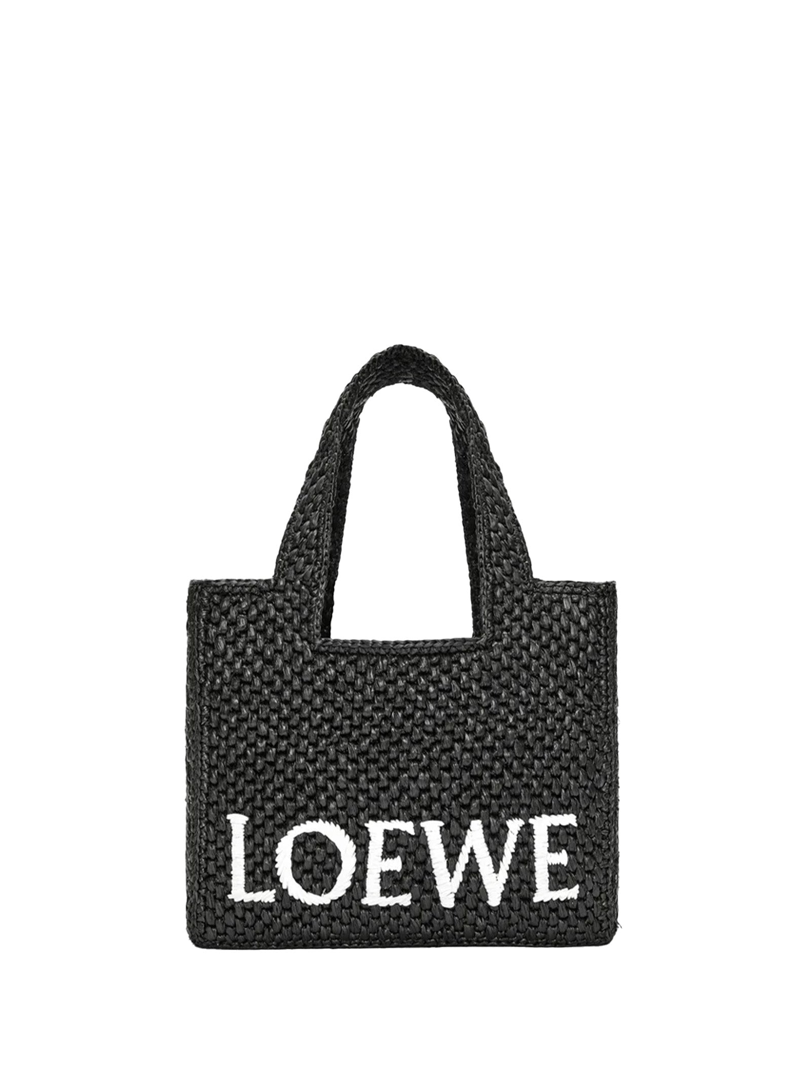 LOEWE Raffia and Leather Handbag - FW25 Collection
