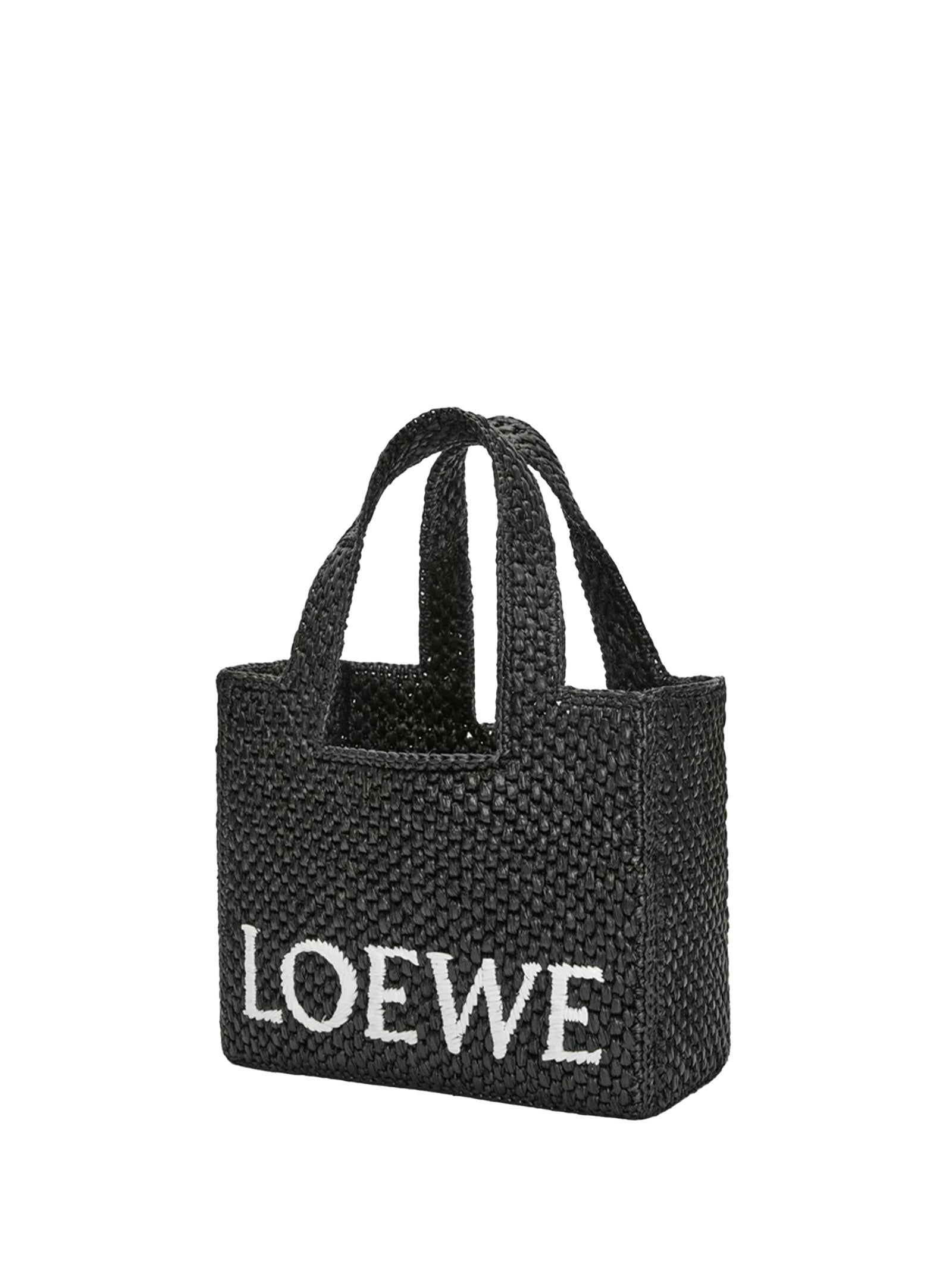 LOEWE Raffia and Leather Handbag - FW25 Collection