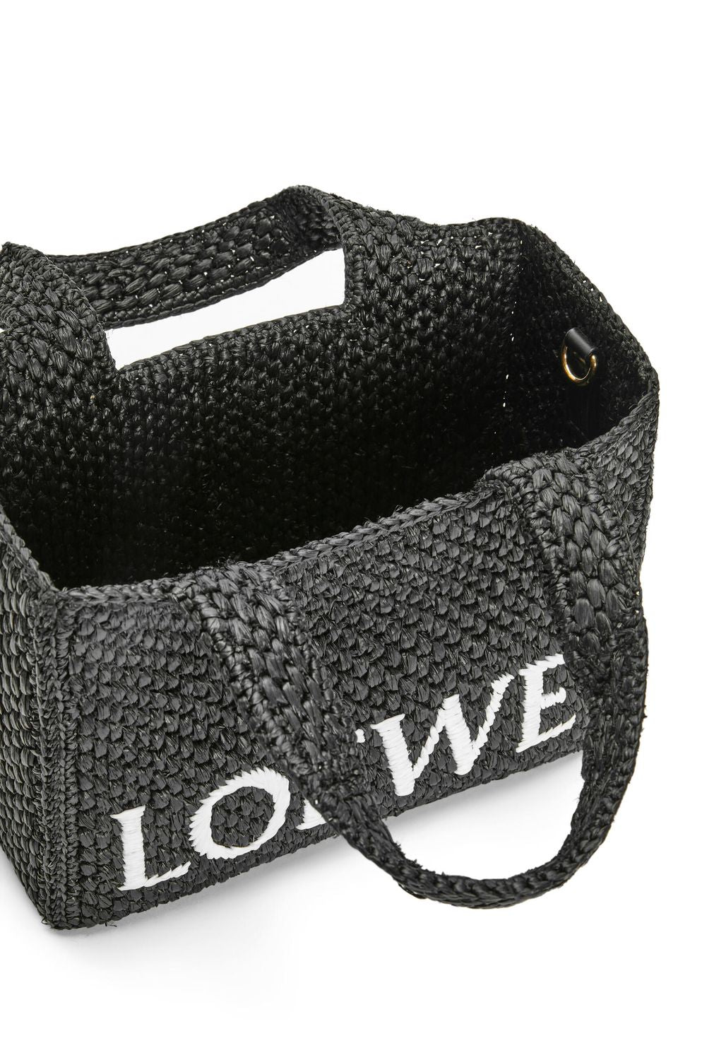 LOEWE Raffia and Leather Handbag - FW25 Collection