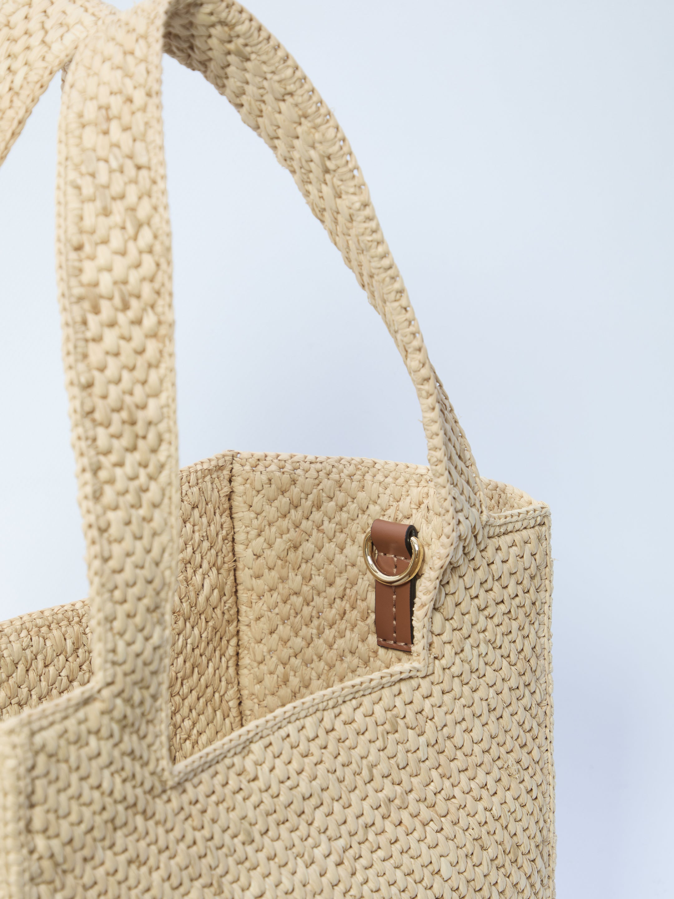 LOEWE Medium Raffia Tote Handbag