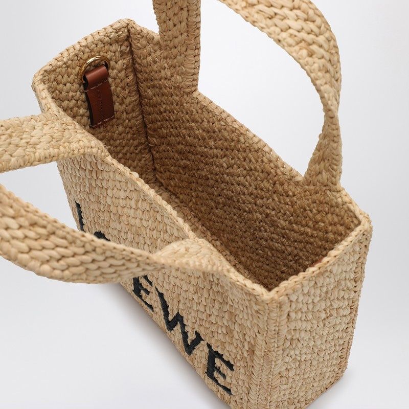 LOEWE Mini Raffia Tote Handbag