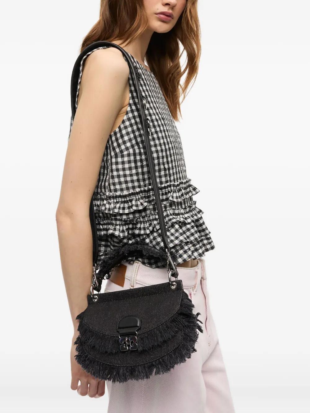 GANNI Recycled Cotton Tote Handbag for Women