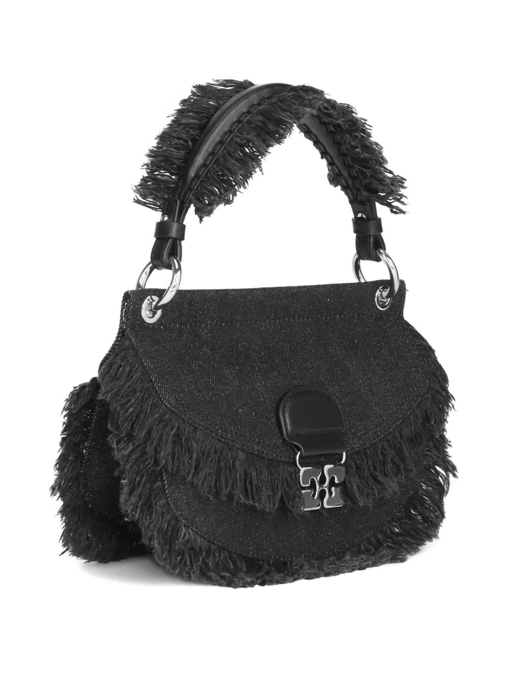 GANNI Recycled Cotton Tote Handbag for Women