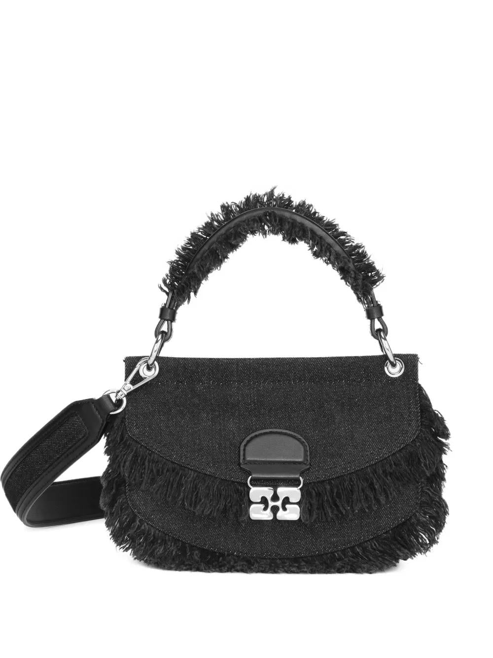 GANNI Recycled Cotton Tote Handbag for Women