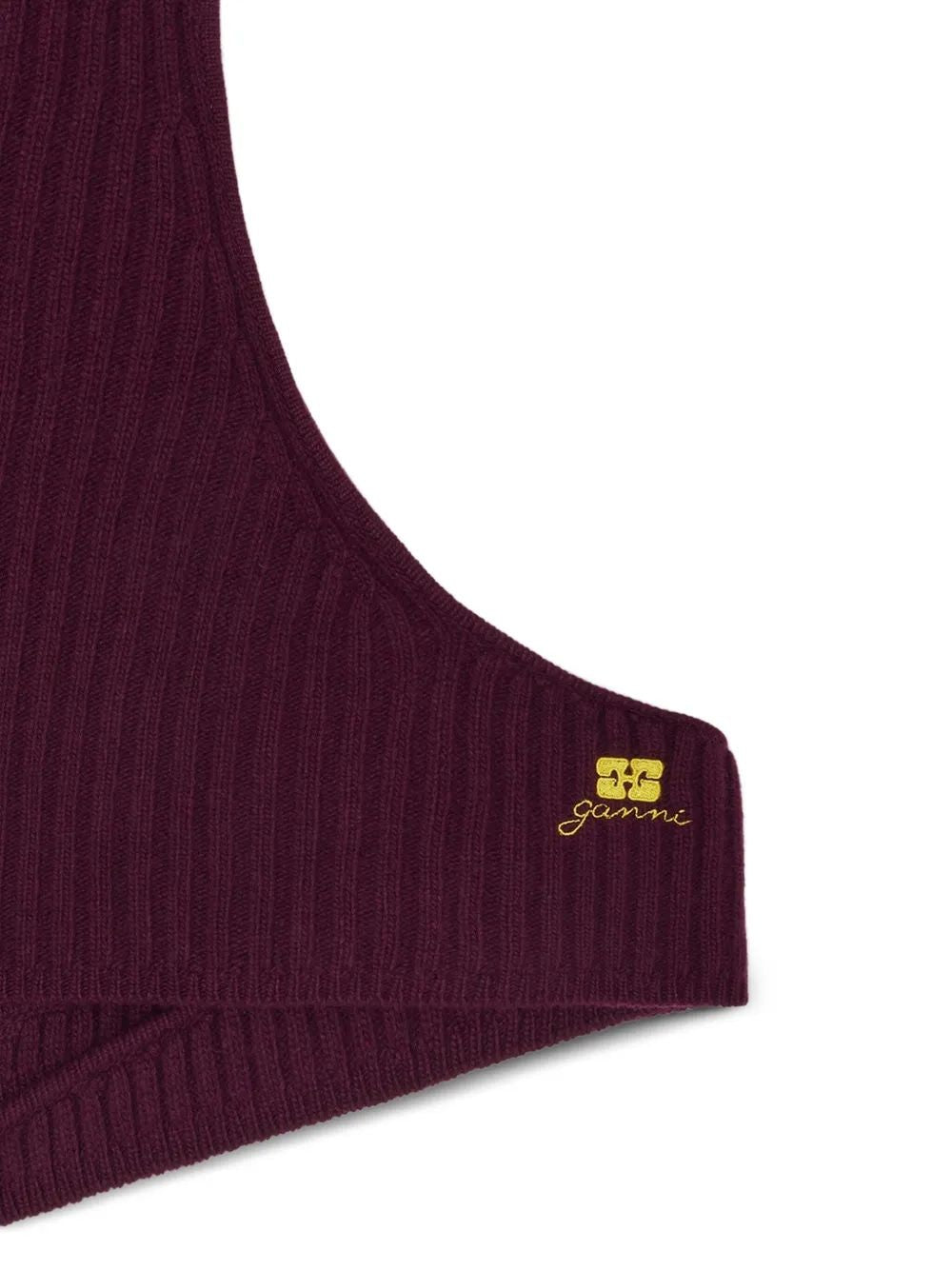 GANNI Wool Blend Balaclava Hat for Women