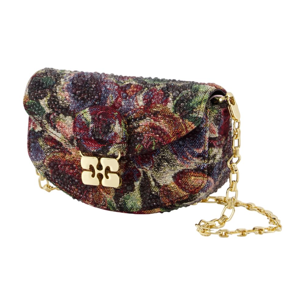 GANNI Mini Tapestry Wallet on Chain