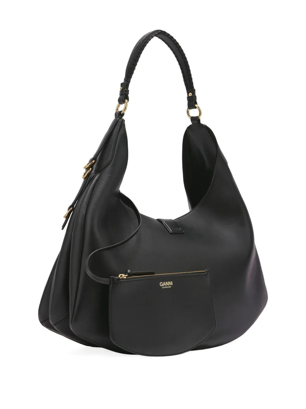 GANNI Large Kat Shoulder Handbag