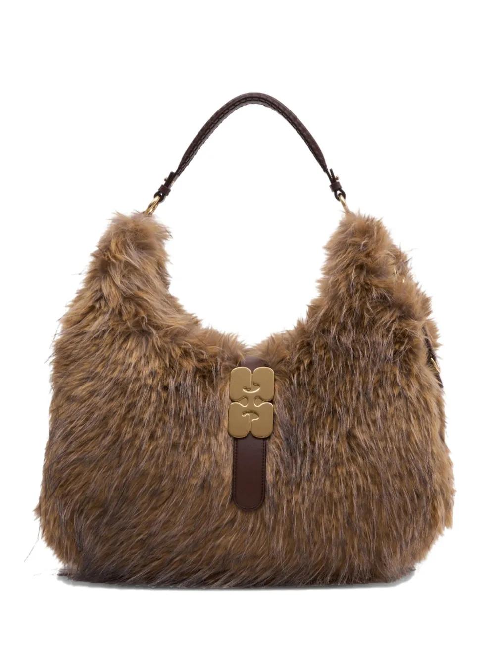 GANNI Large Kat Shoulder Handbag