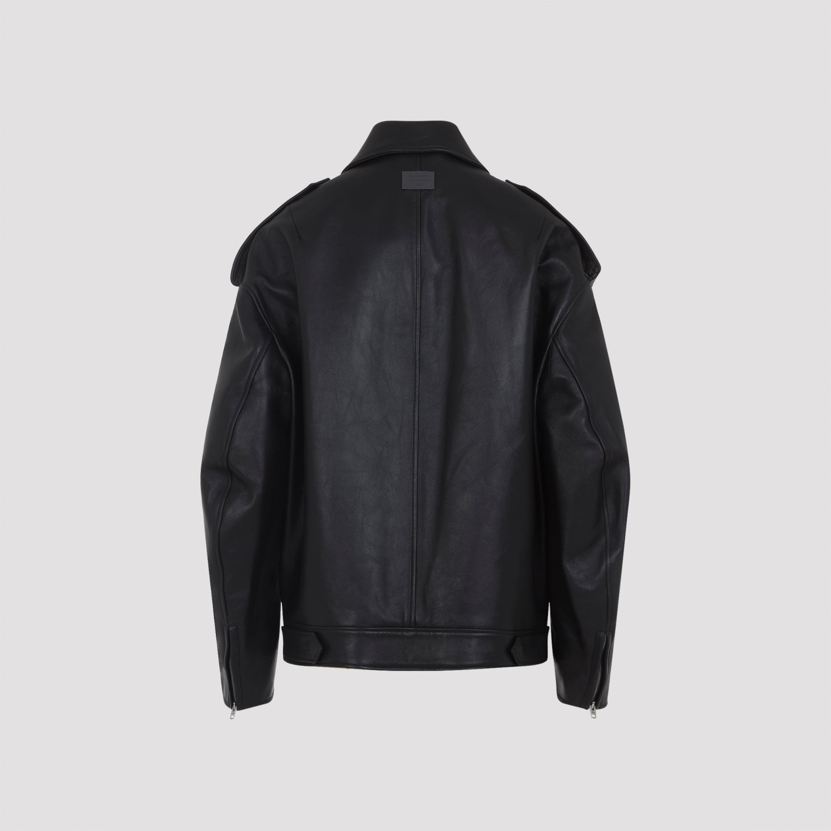ACNE STUDIOS Relaxed Fit Lamb Leather Jacket