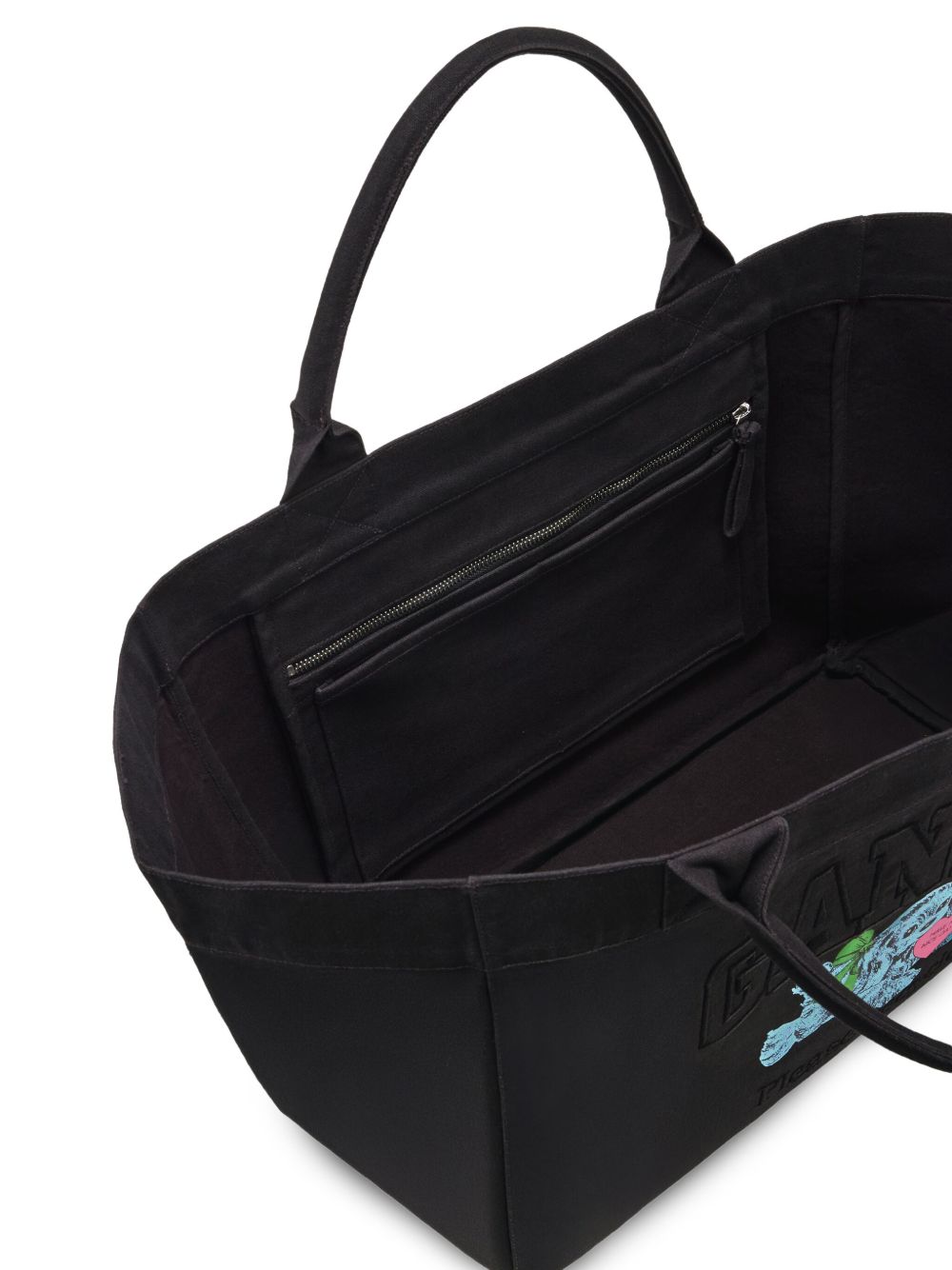 GANNI Recycled Cotton XXL Tote Handbag