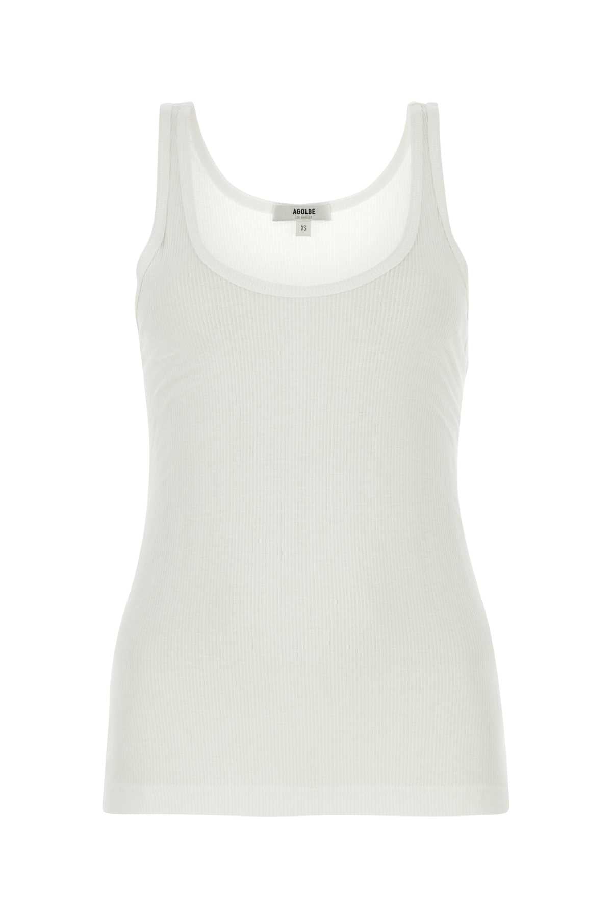 AGOLDE Women's Stretch Viscose Mini Tank Top