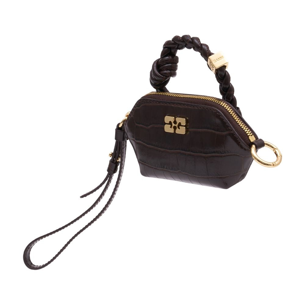GANNI Mini Croco Pouch
