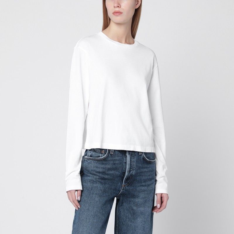 AGOLDE Organic Cotton Long Sleeve Top for Women