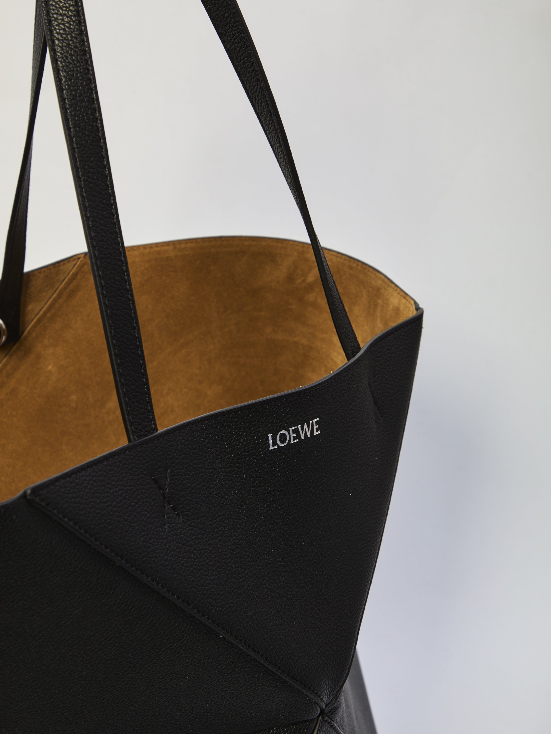 LOEWE Large Horizontal Puzzle Fold Tote Handbag - 36 x 33 x 14 CM