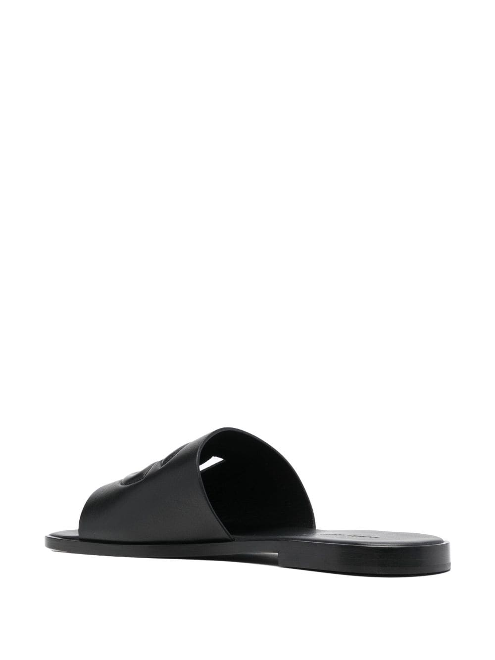 DOLCE & GABBANA Premium Leather Logo Sandals for Men