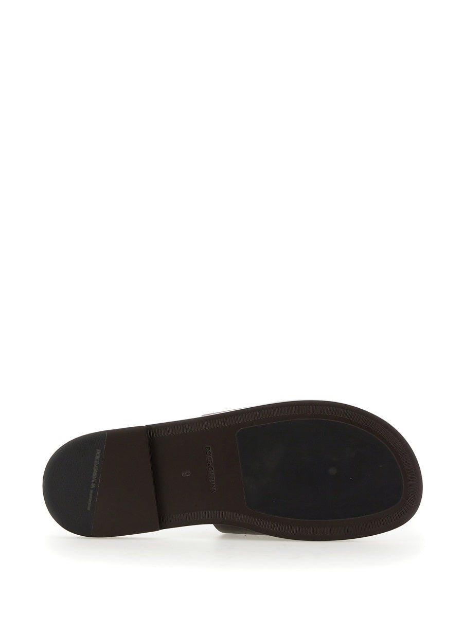 DOLCE & GABBANA Classic Logo Sandals for Men