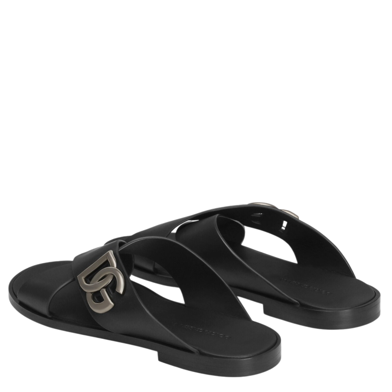 DOLCE & GABBANA Men's Luxury Leather Sandals