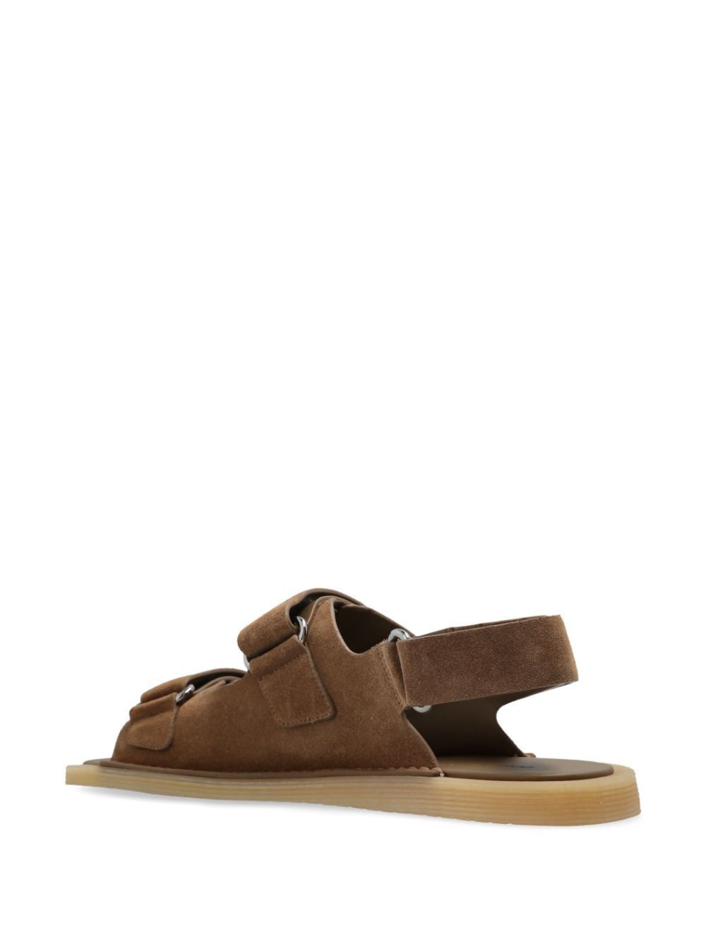 DOLCE & GABBANA Touch-Strap Suede Sandals for Men