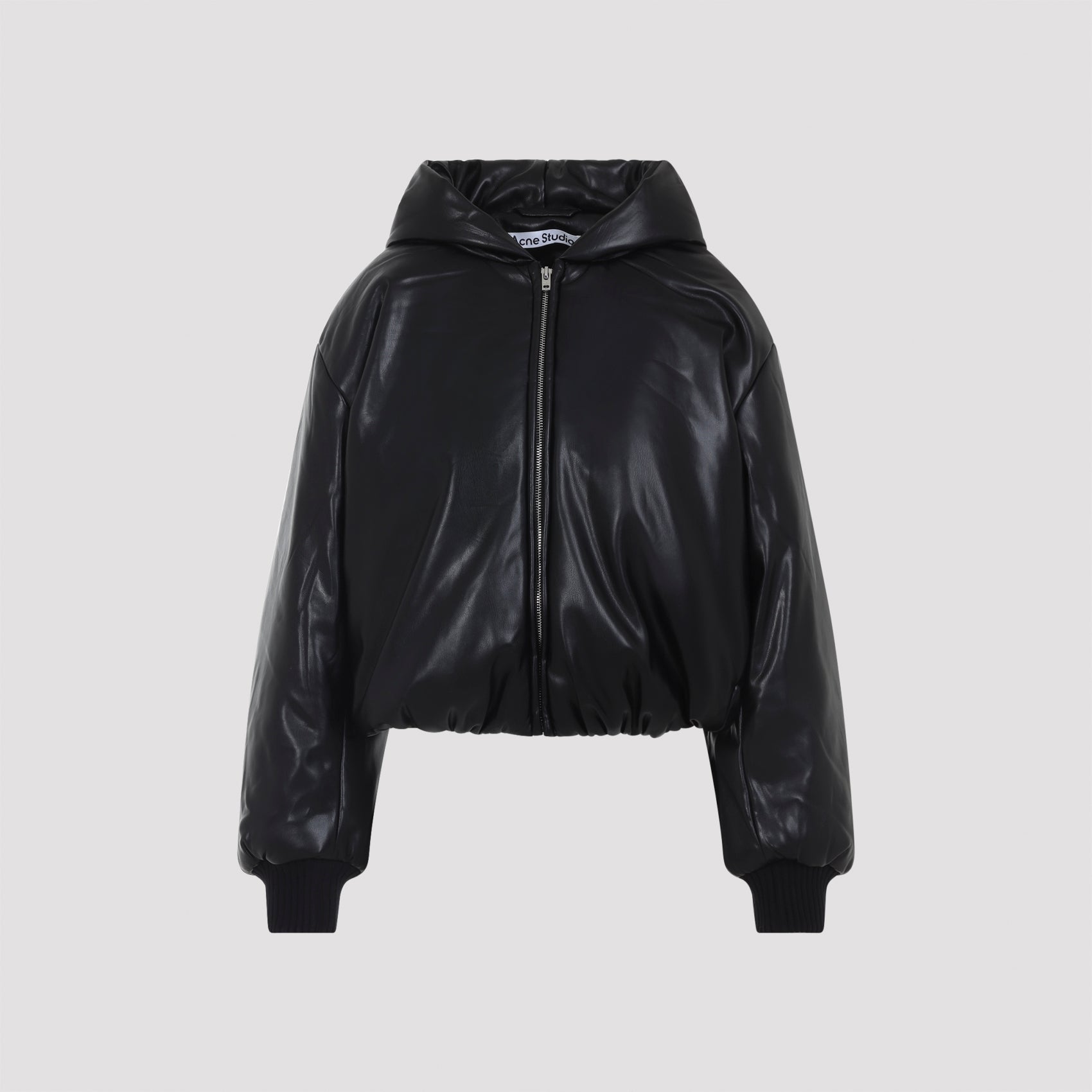 ACNE STUDIOS Polyester Bomber Jacket with Padded Hood - Regular Fit