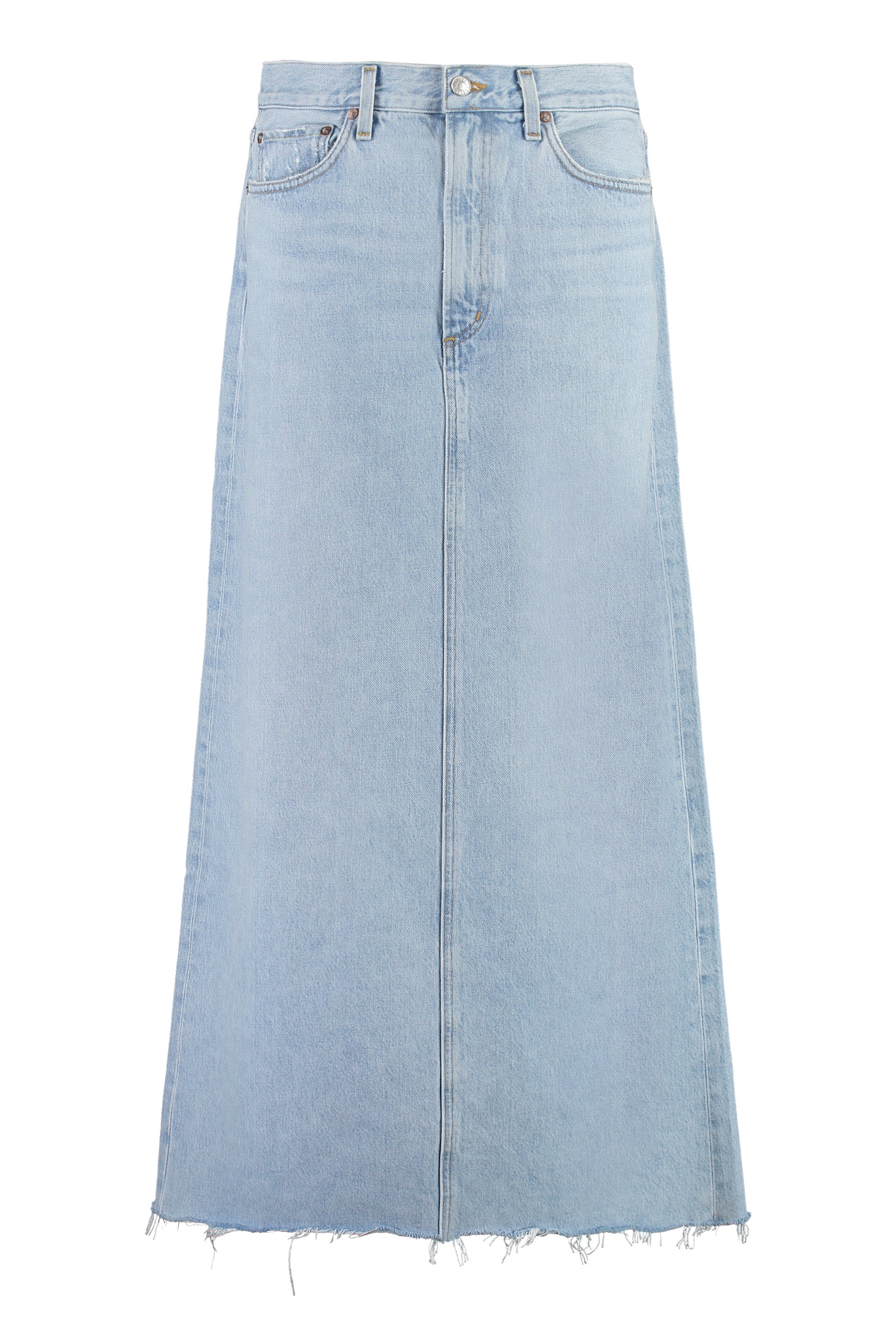 AGOLDE Maxi Denim Skirt for Women