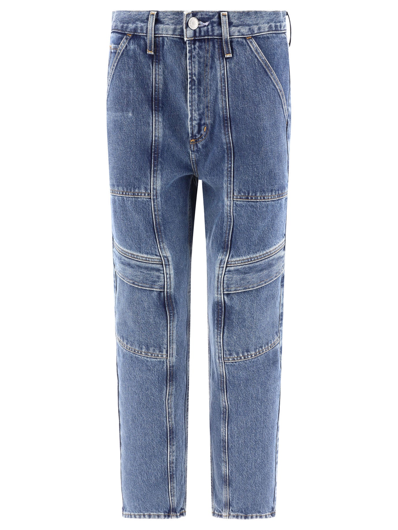 AGOLDE High-Waisted Cargo Straight-Leg Jeans