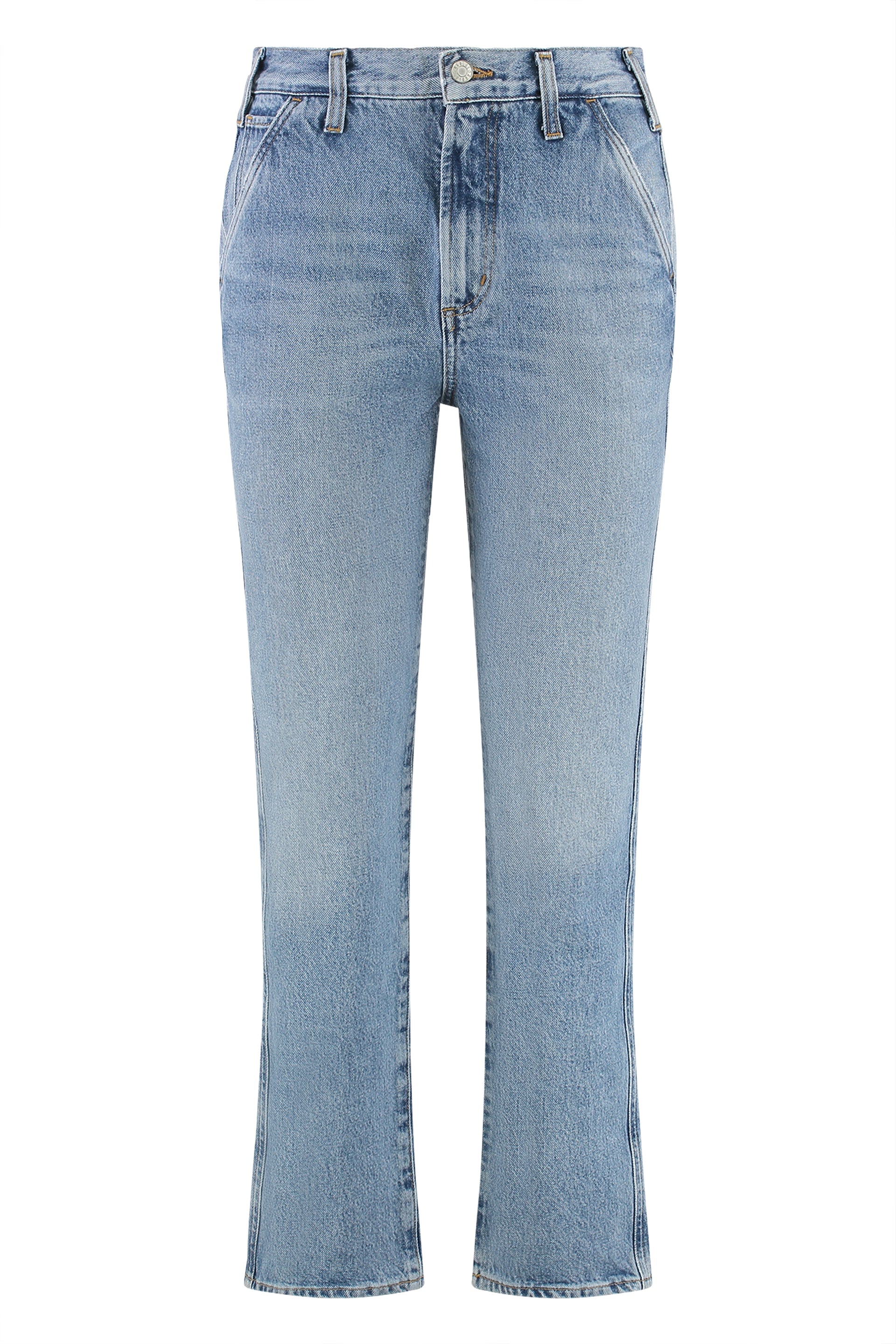 AGOLDE High-Rise Straight Leg Jeans
