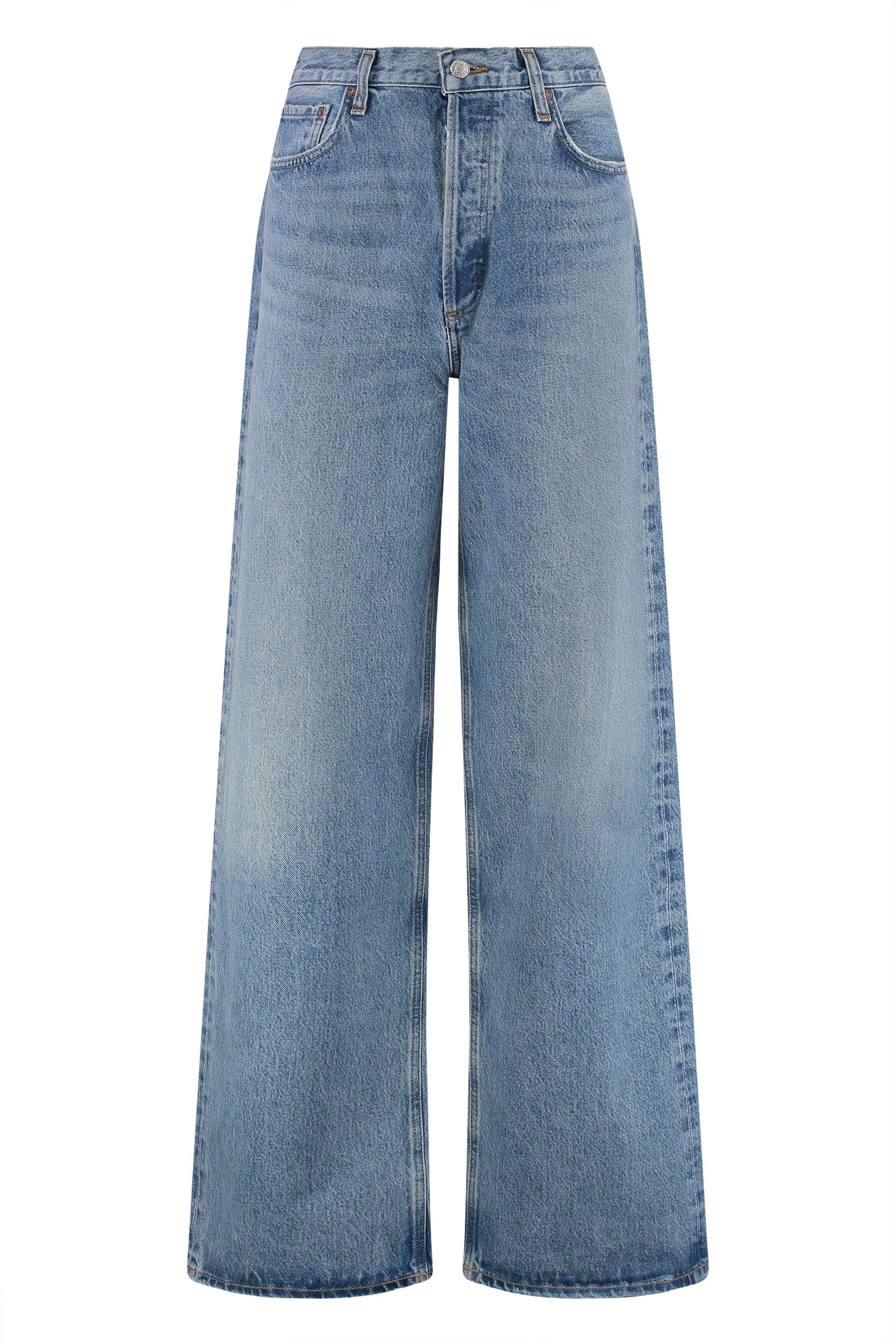 AGOLDE Low Slung Puddle Straight Leg Jeans