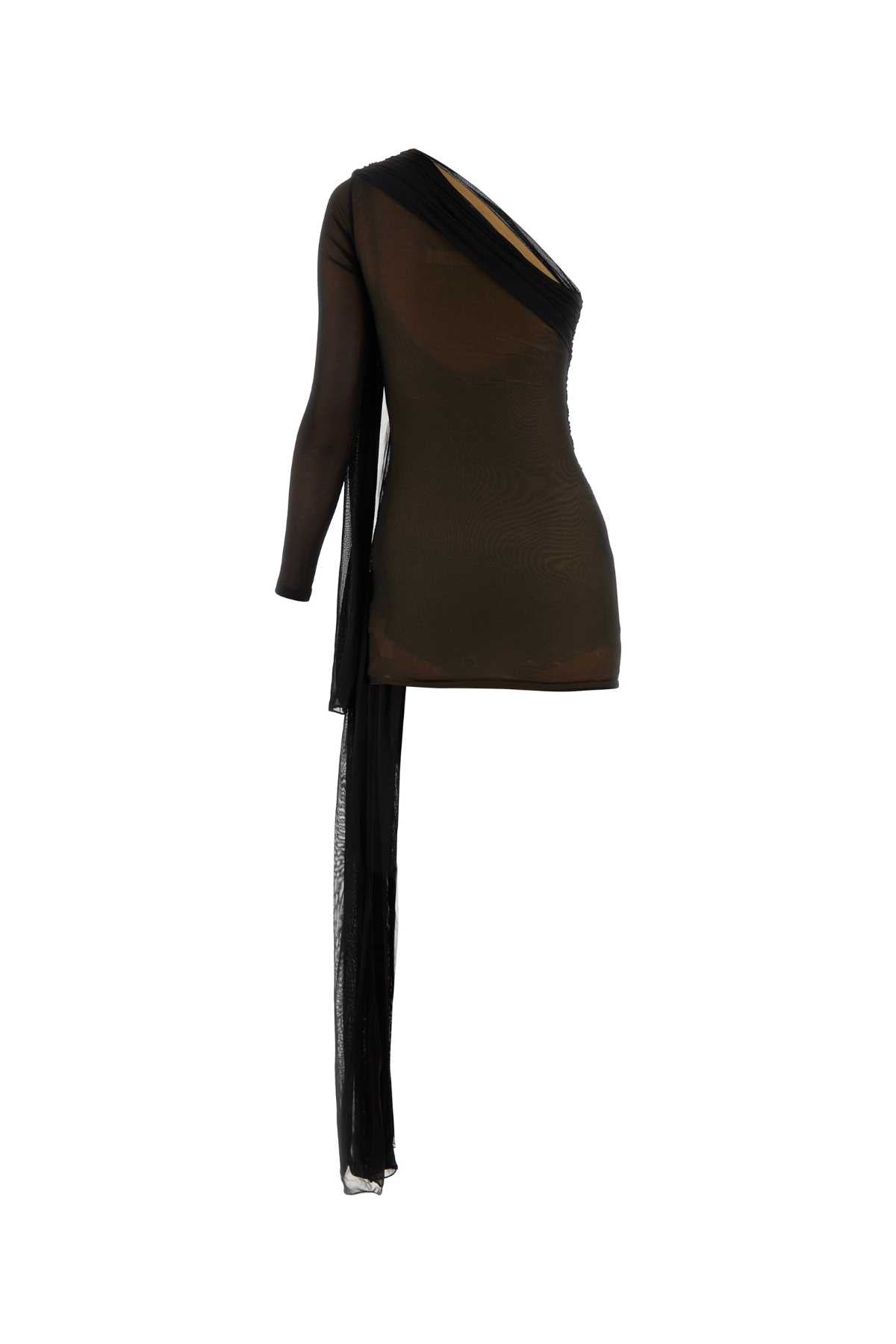 DION LEE One-Shoulder Mini Dress