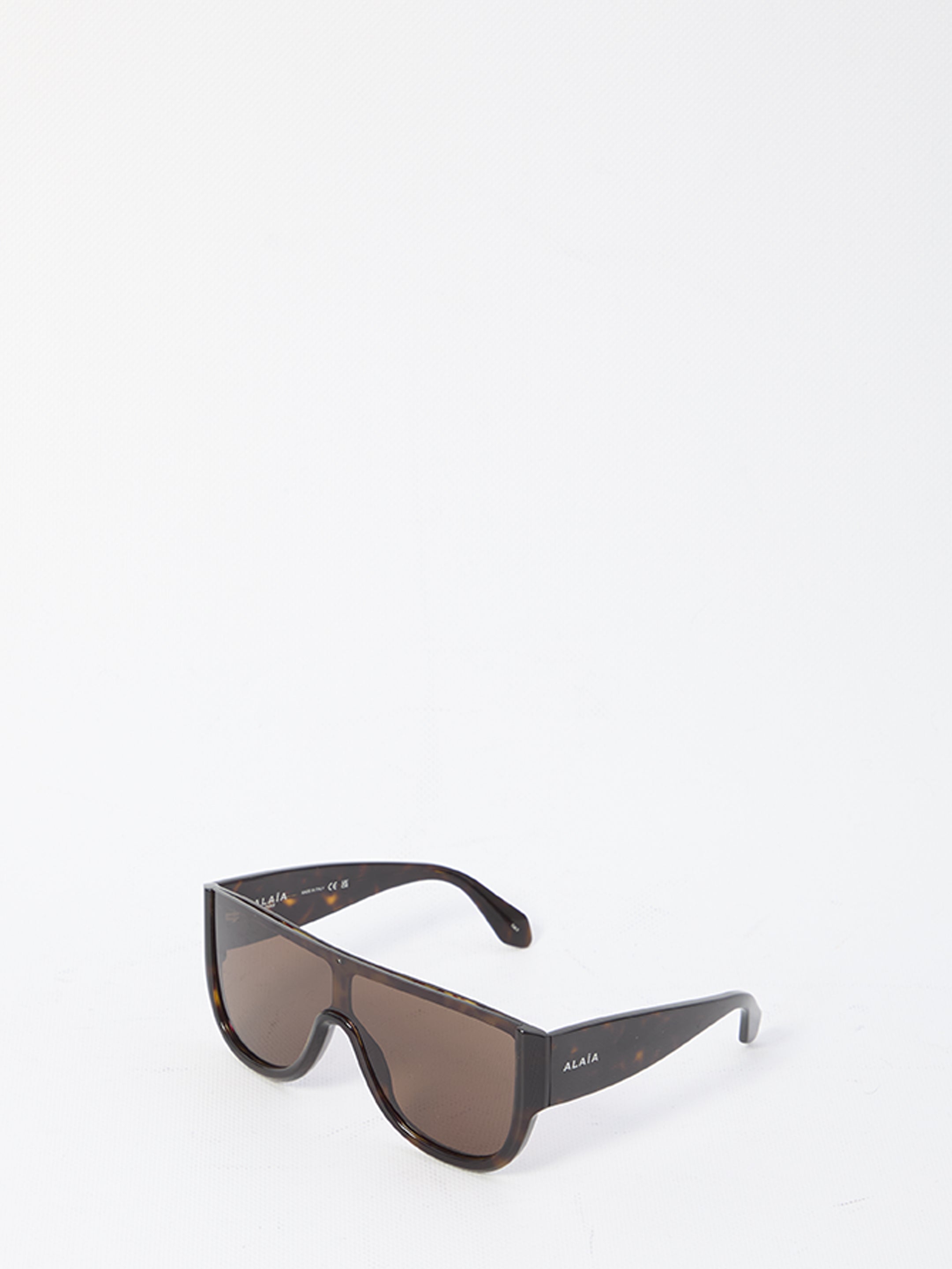 ALAIA Wide Squared Mask Sunglasses - 9.9cm Lens Width