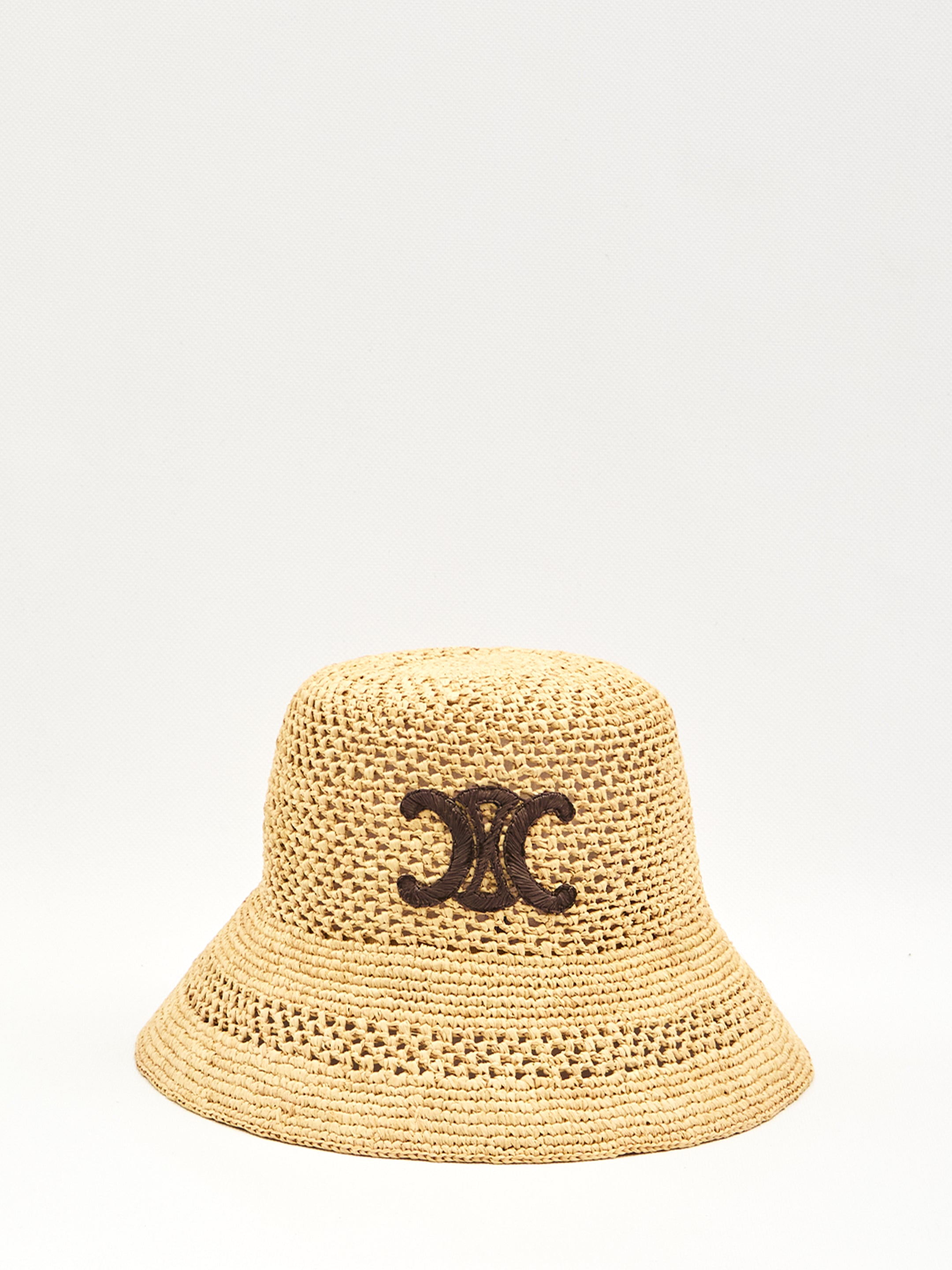CELINE Fisherman's Hat with Contrasting Logo