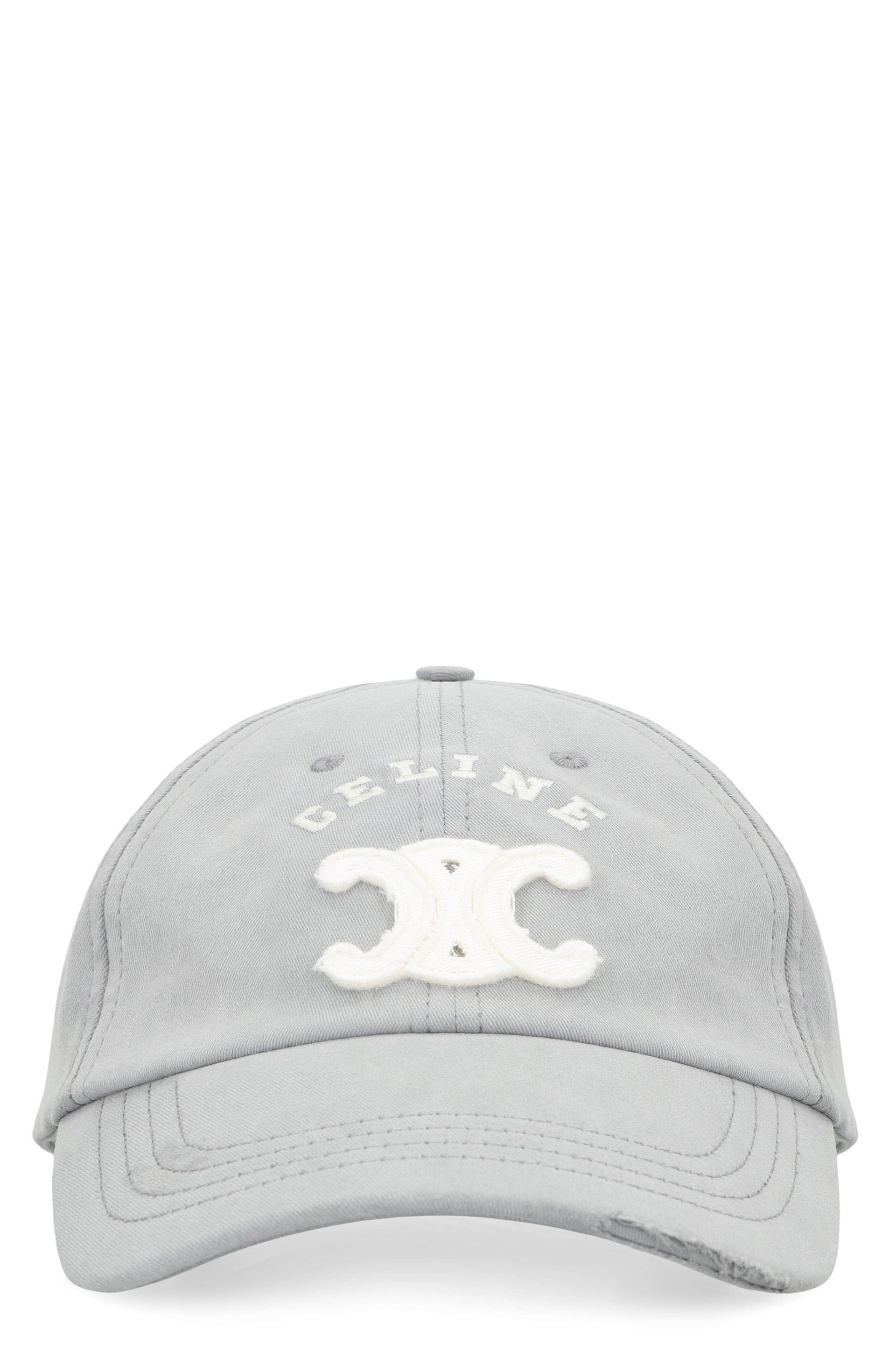 CELINE Triomphe Lightweight Cotton Gabardine Cap