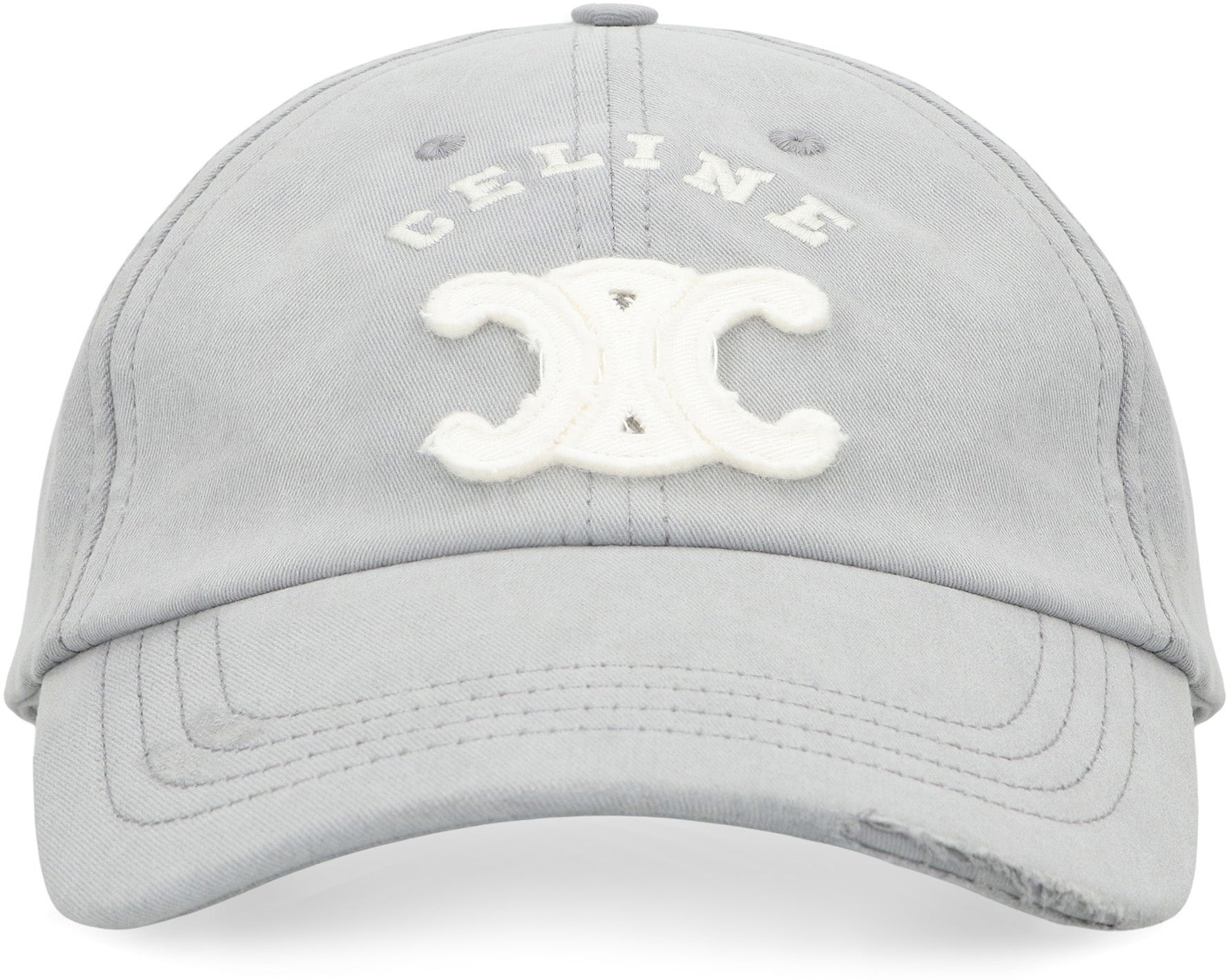 CELINE Triomphe Lightweight Cotton Gabardine Cap