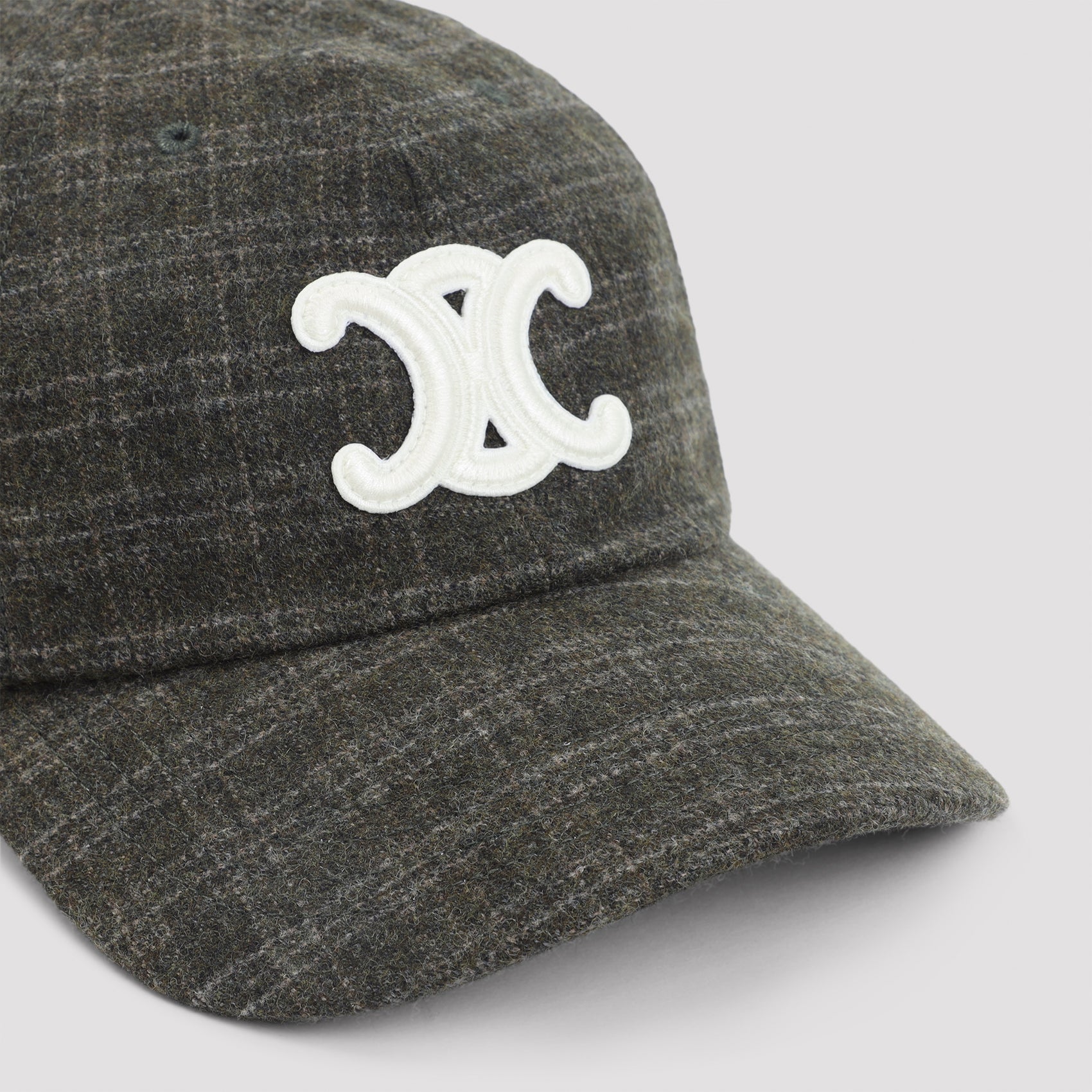 CELINE Triomphe Wool Hat for Men - Adjustable Fit