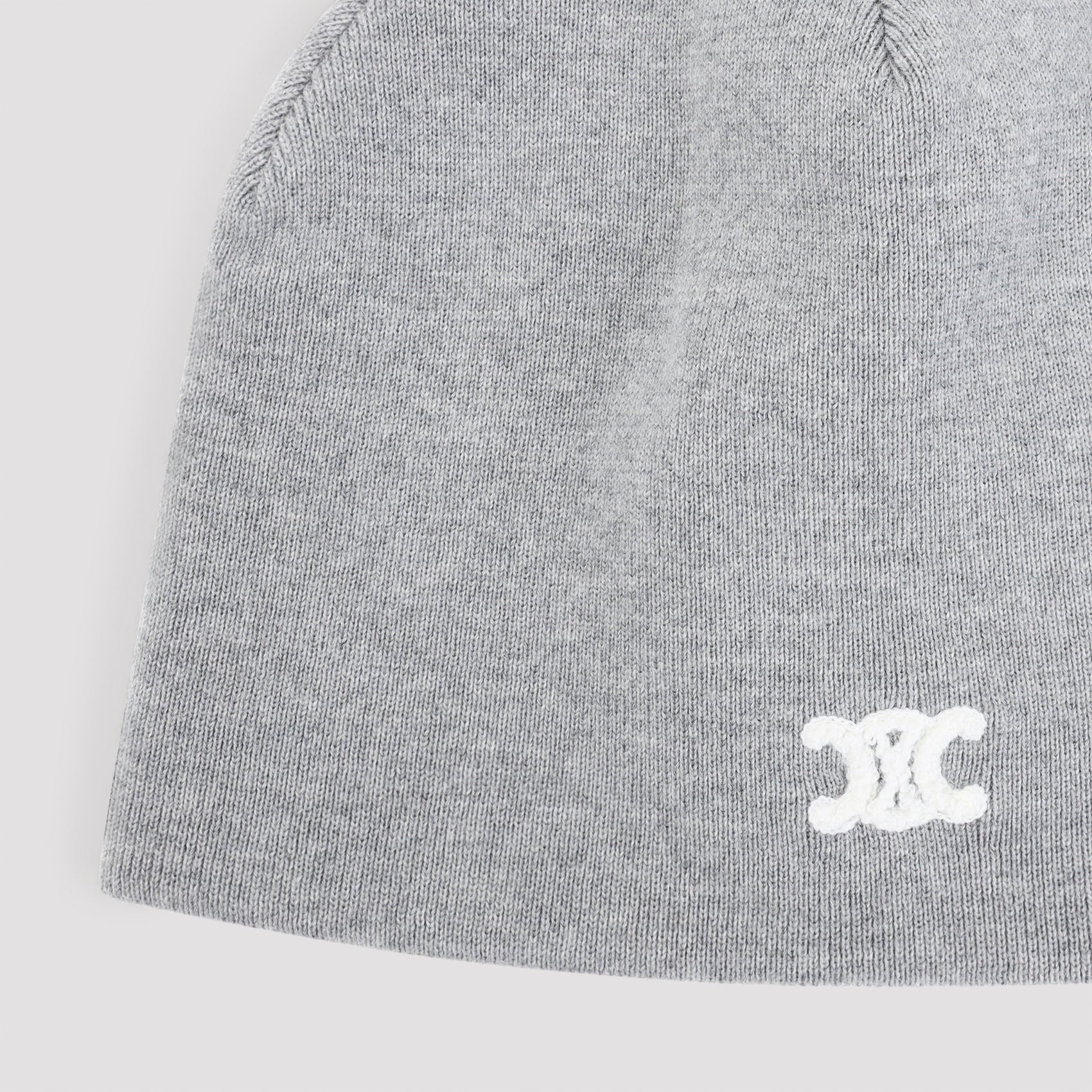 CELINE Triomphe Wool Beanie