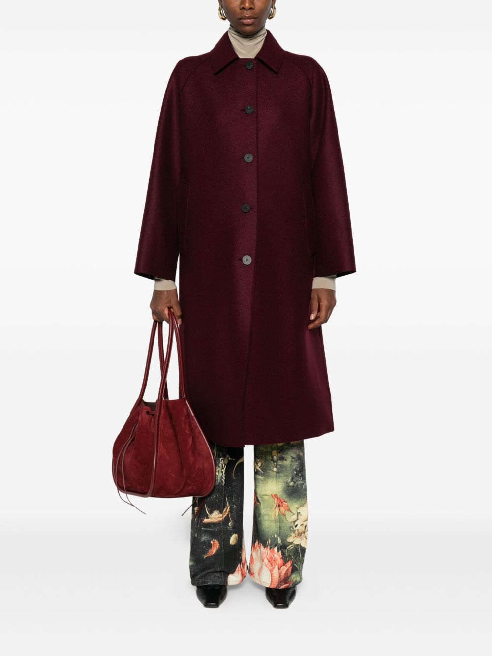HARRIS WHARF LONDON Women's Wool Single-Breasted Jacket