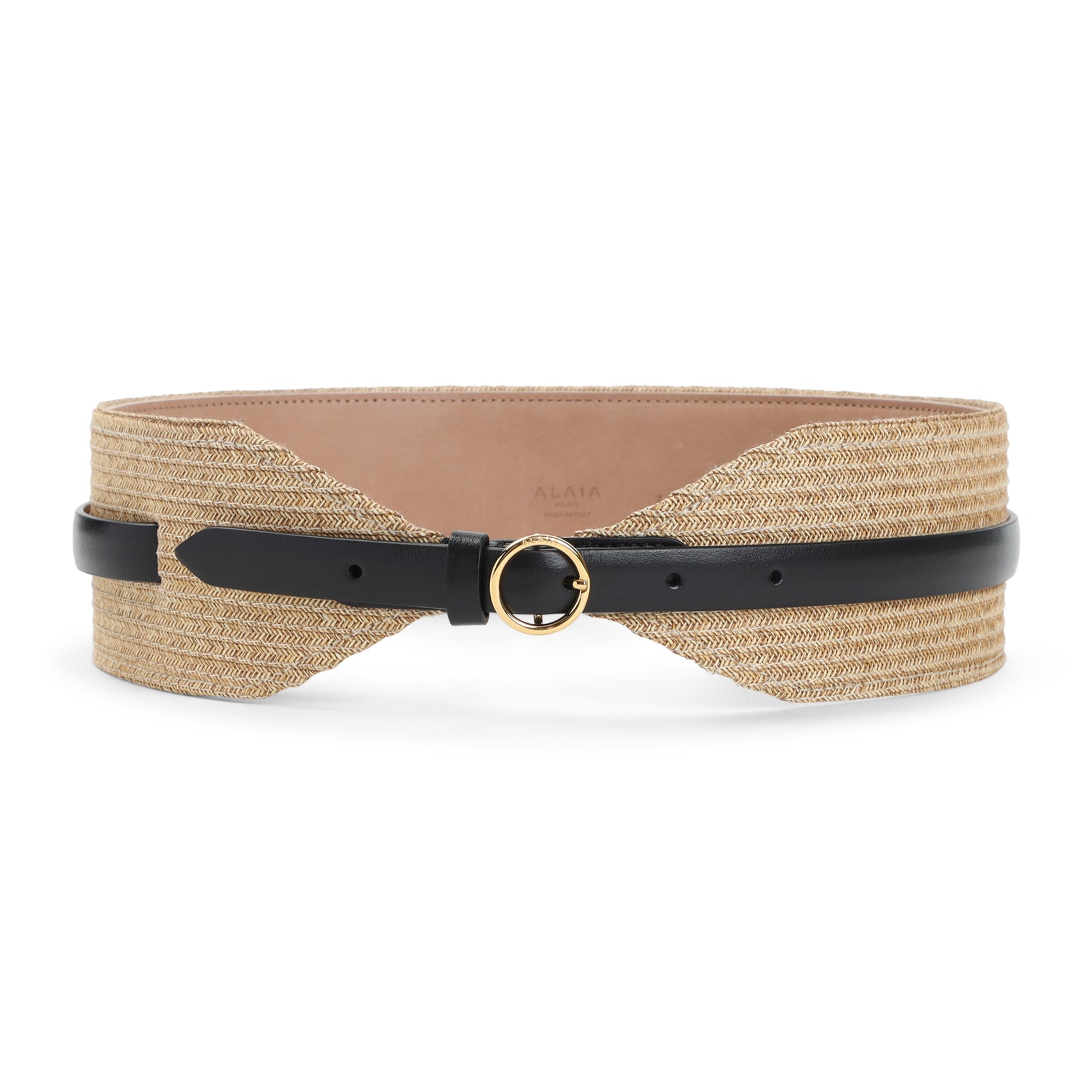 ALAIA Large Paper Straw Belt