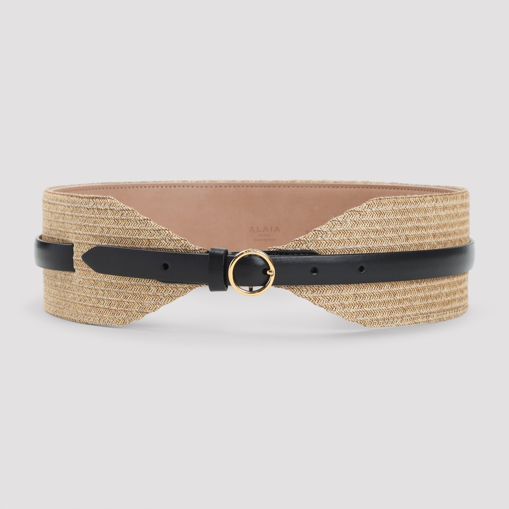 ALAIA Large Paper Straw Belt