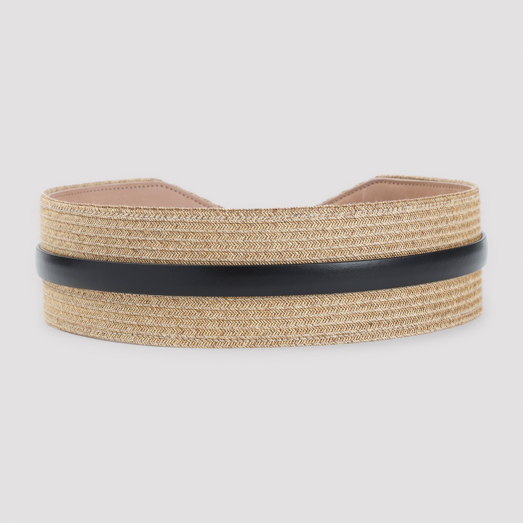 ALAIA Large Paper Straw Belt